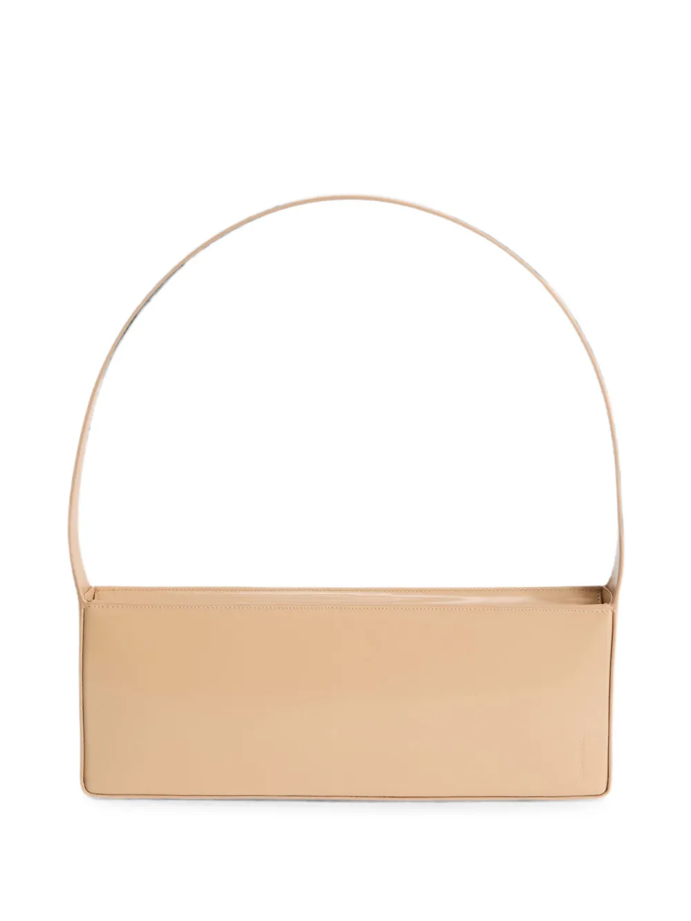 Jil Sander Monolith East-West schoudertas Beige