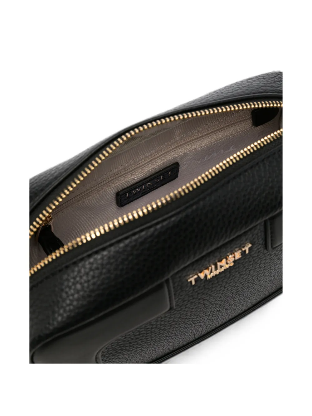 TWINSET Schoudertas met logo Zwart