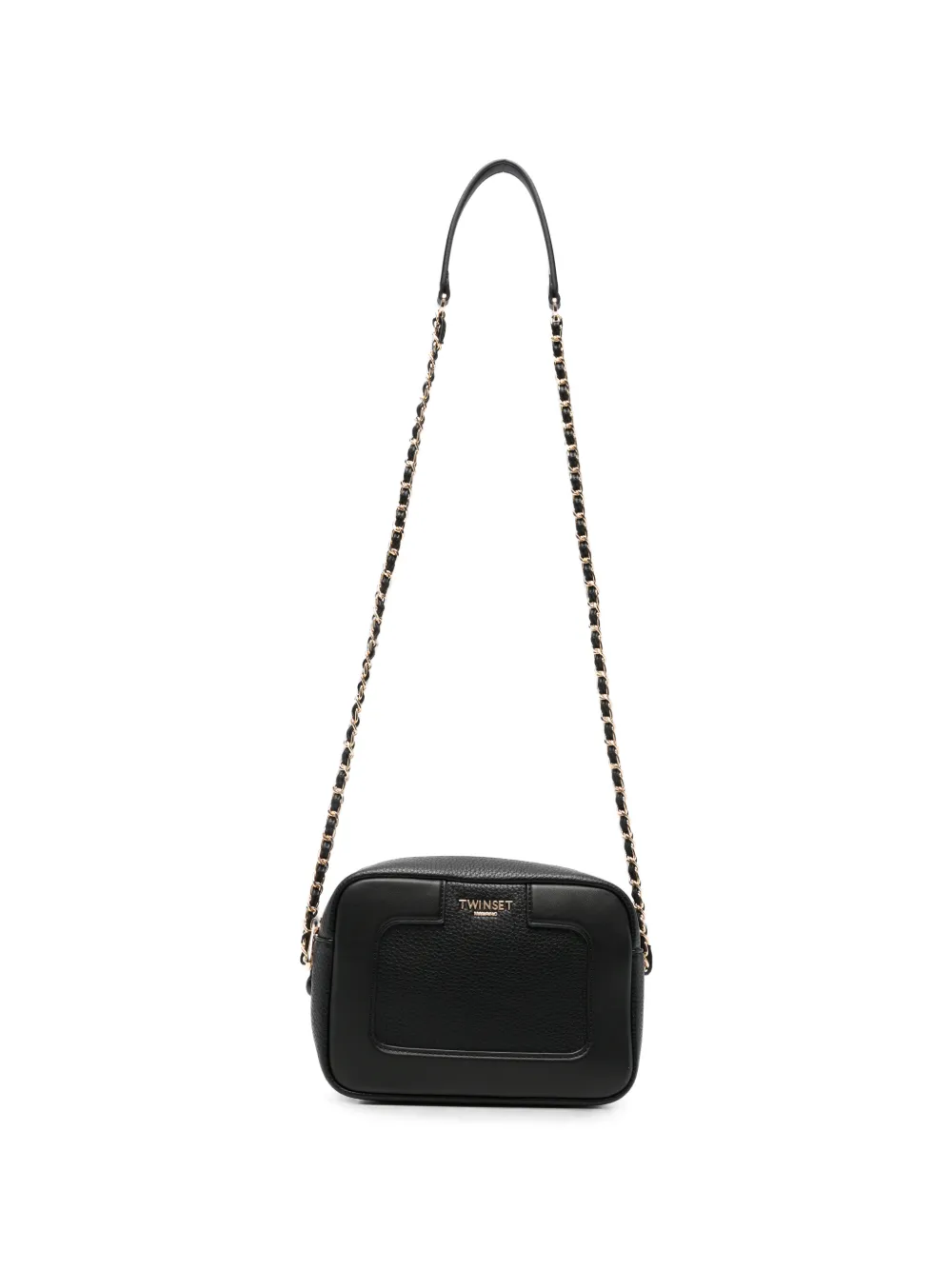 TWINSET logo-detail shoulder bag - Schwarz