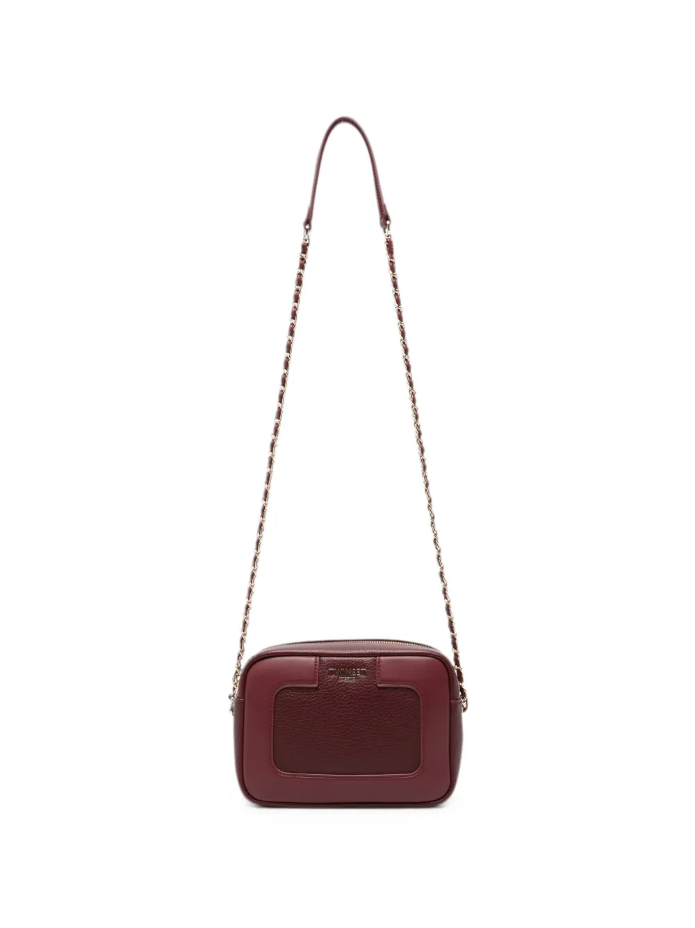 TWINSET logo-plaque chain-strap cross body bag - Rot