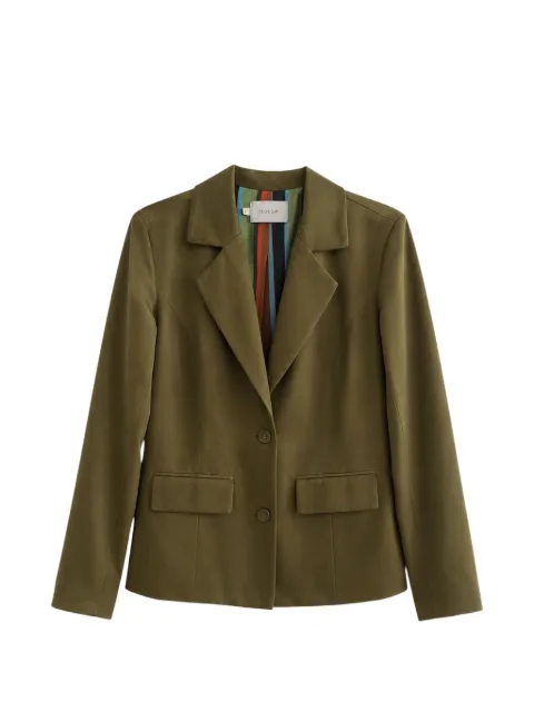Isolda Blazer com lapelas e aba no bolso