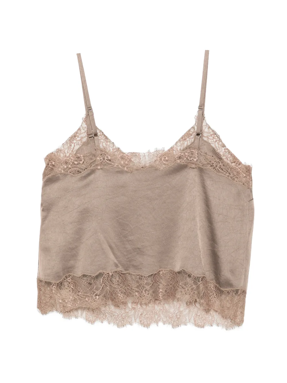 Citizens of Humanity Hemd met kanten afwerking Beige