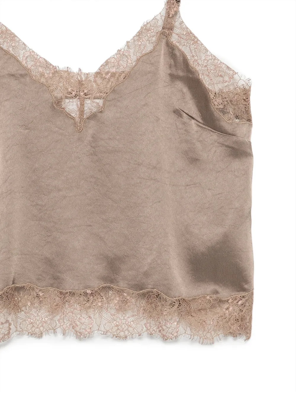 Citizens of Humanity Hemd met kanten afwerking Beige