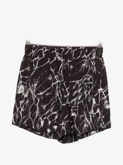 DEHA bermudas con motivo jaspeado