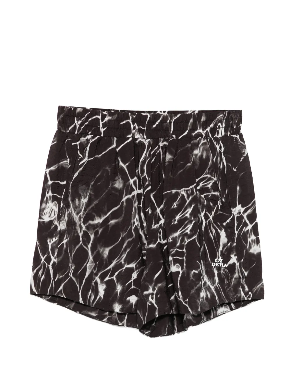 DEHA marble-print shorts - Nero