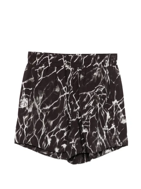 DEHA marble-print shorts