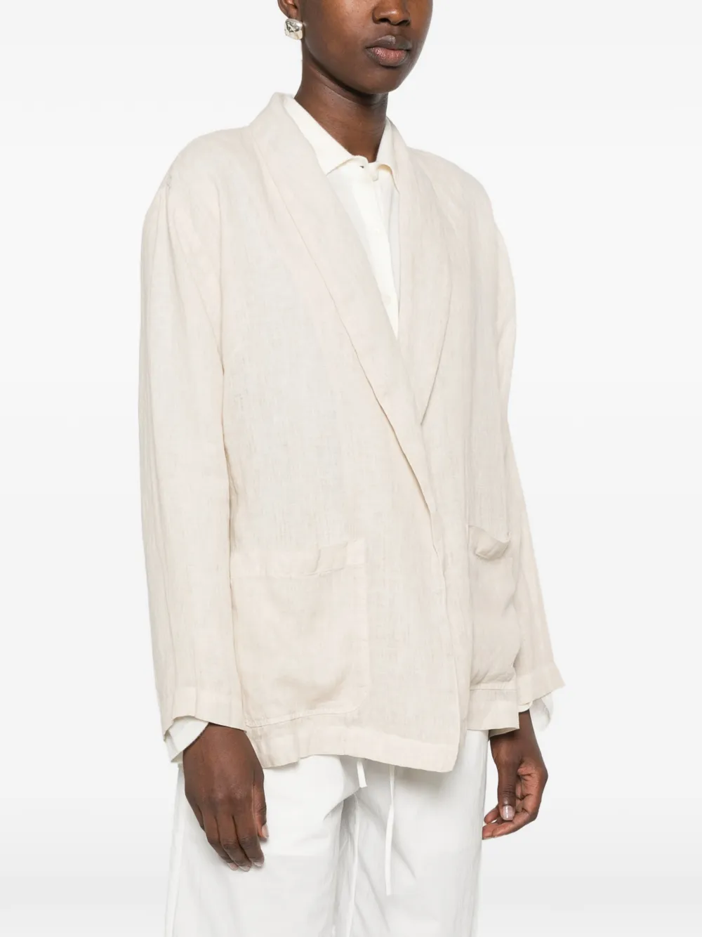 DEHA Blazer met open voorkant Beige
