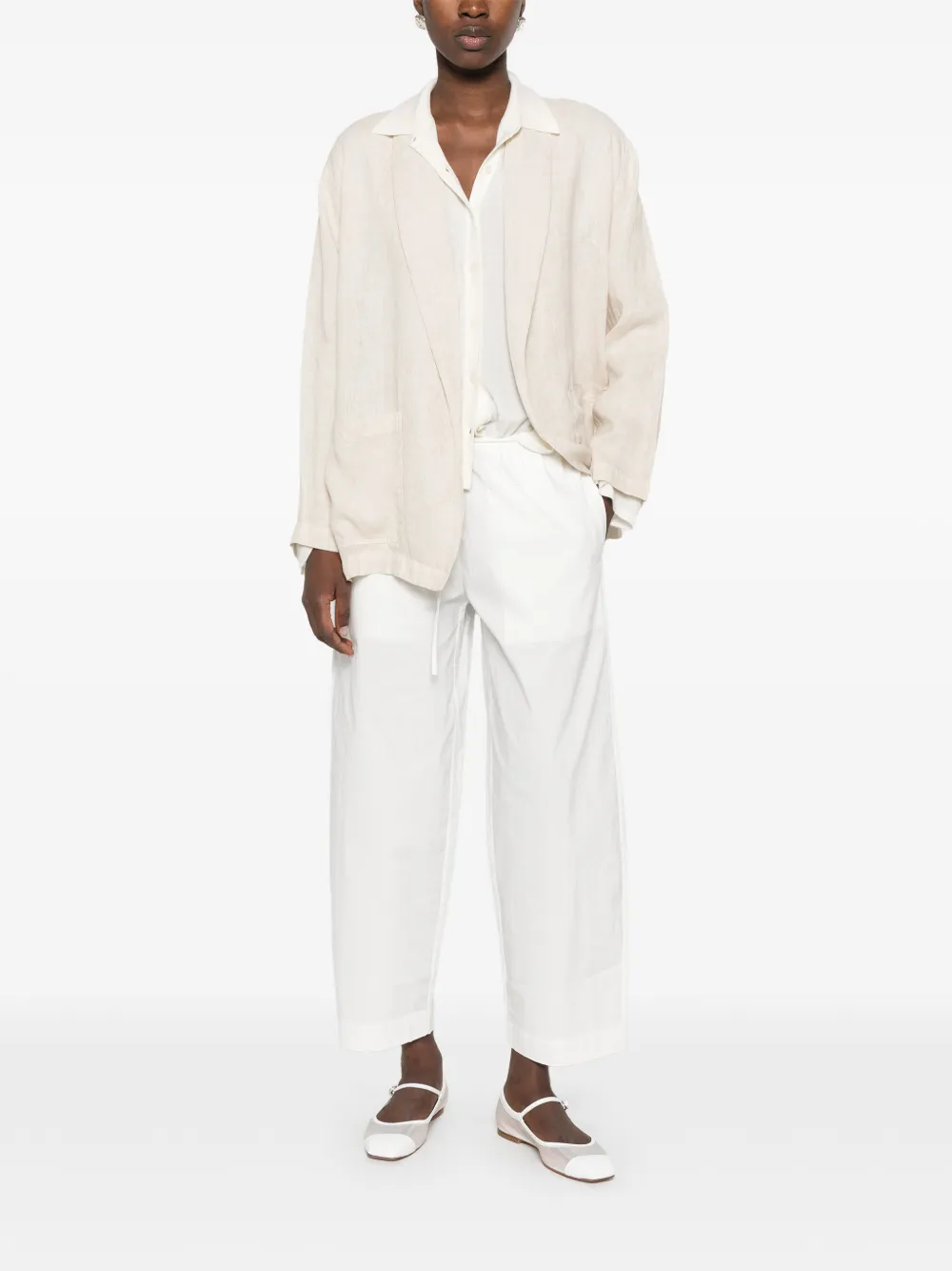 DEHA Blazer met open voorkant Beige