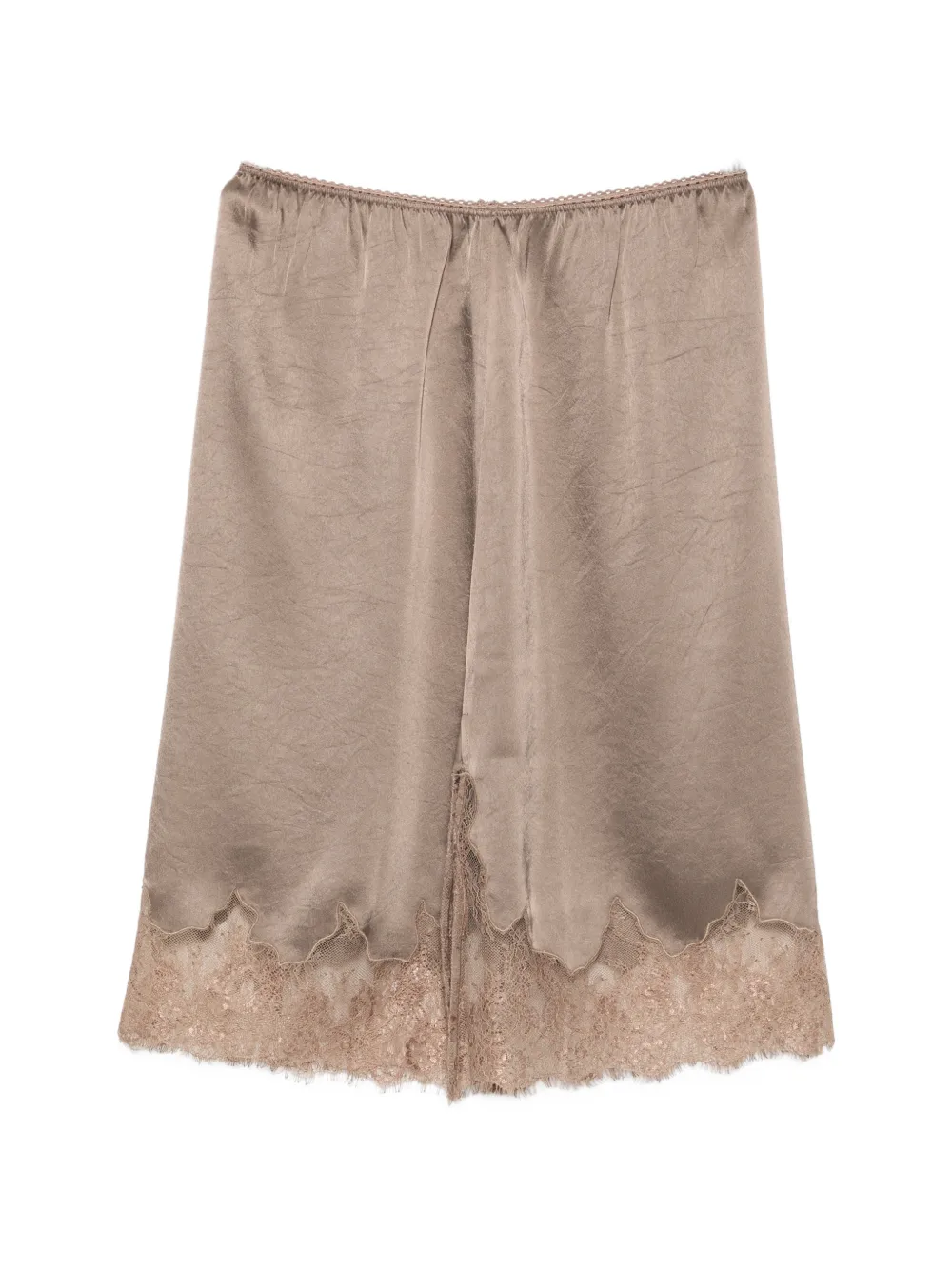 Citizens of Humanity lace-trim mini skirt - Toni neutri