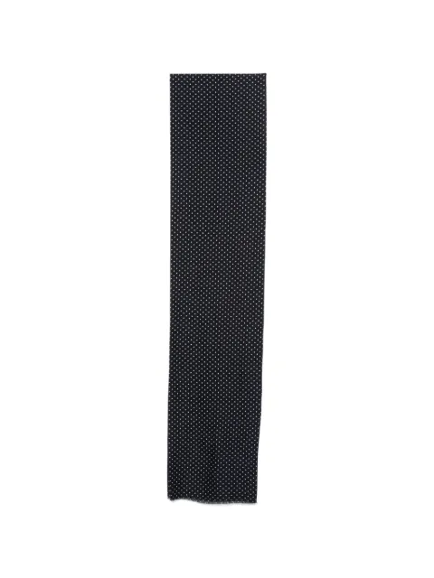 Cenere GB Poppy Dona polka-dot frayed scarf