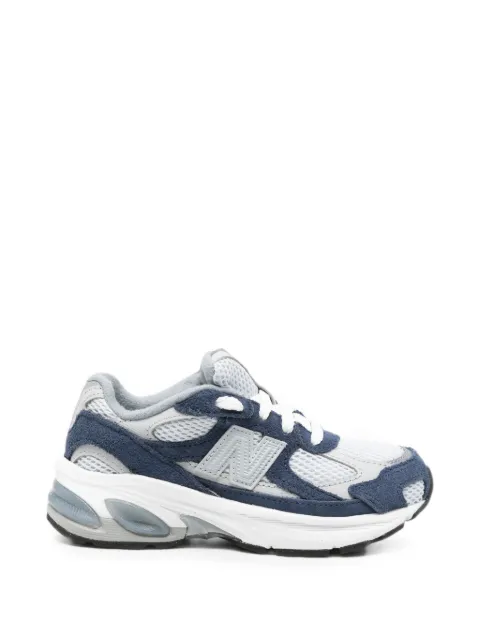 New Balance Kids logo-patch panelled sneakers