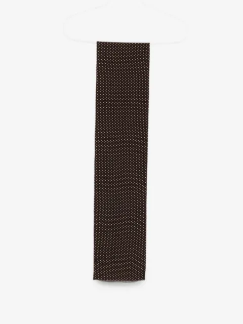 Cenere GB polka-dot fringed scarf