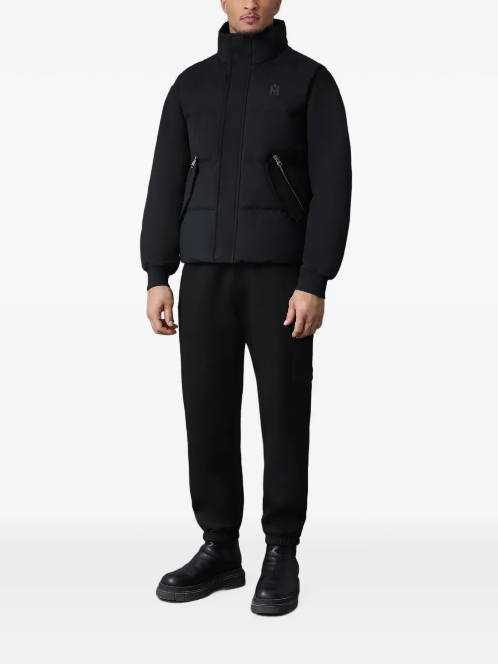 Mackage Joseph bodywarmer met hoge hals Zwart