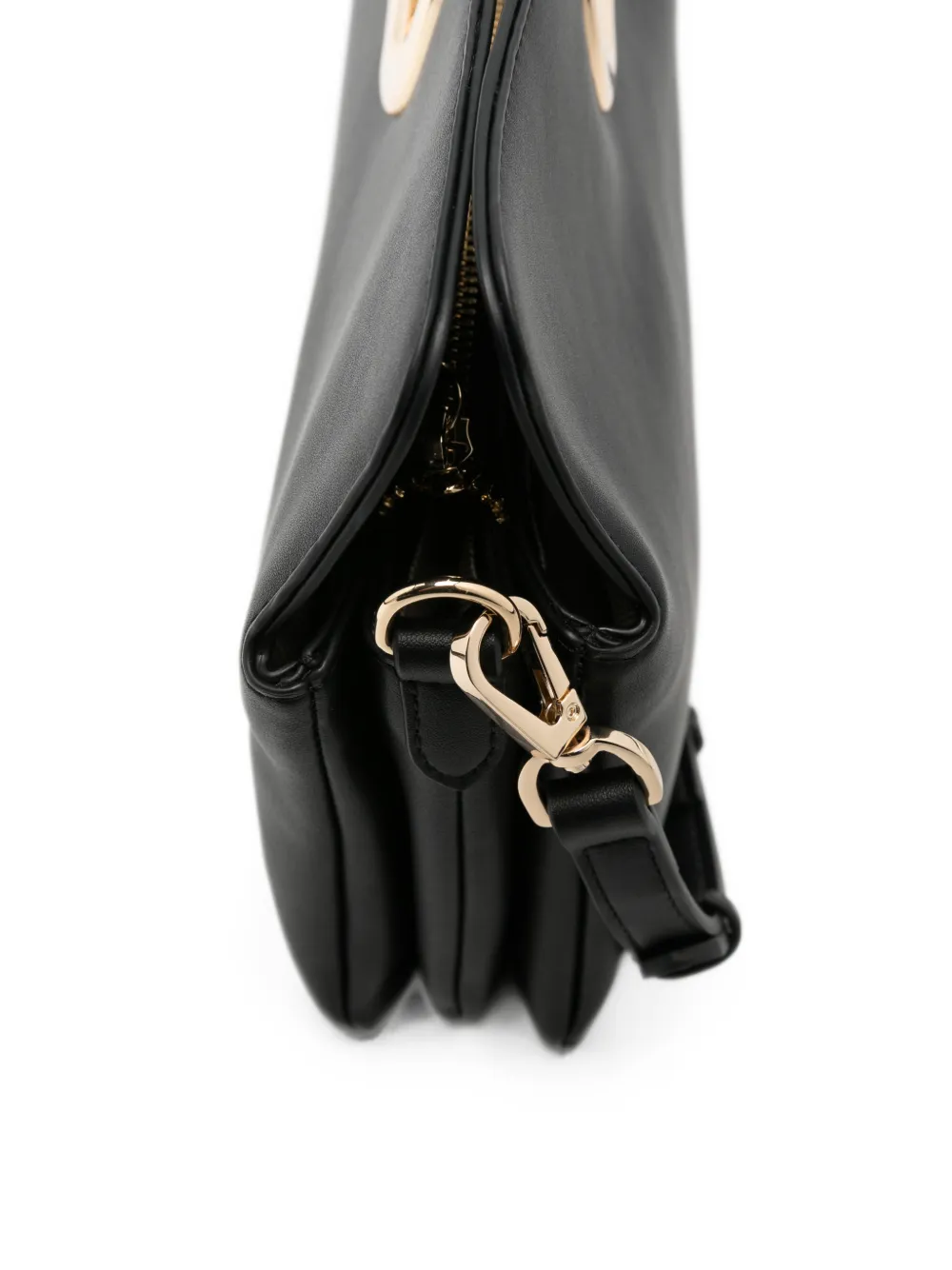 TWINSET Shopper met gegraveerd logo Zwart