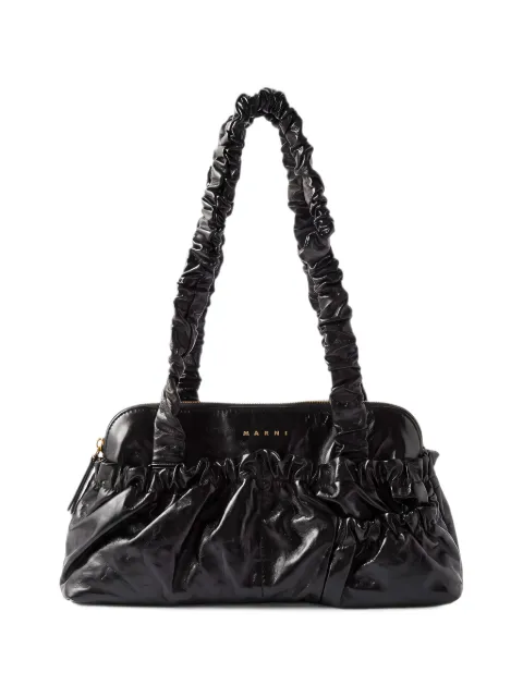 Marni ruched-detail tote bag