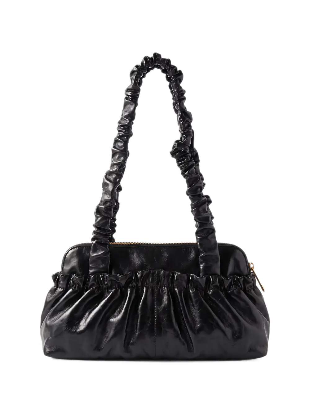 Marni Shopper met ruchedetail Zwart