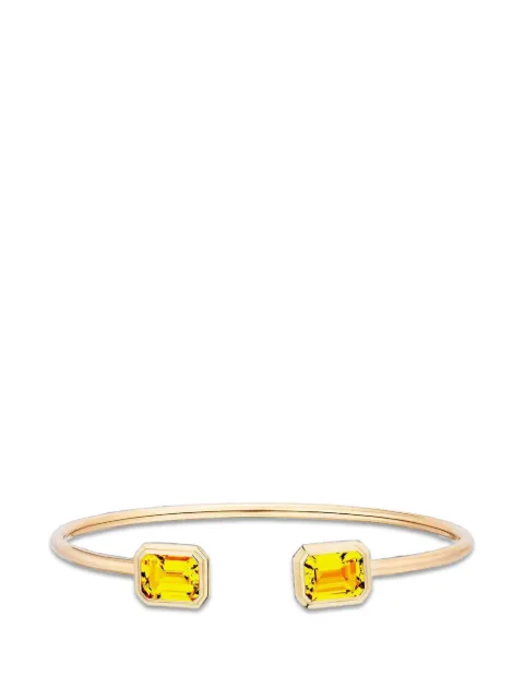 Goshwara Manhattan citrine-gemstone bangle