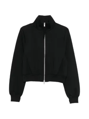Armani Exchange velvet-effect Jacket | Black | FARFETCH CA