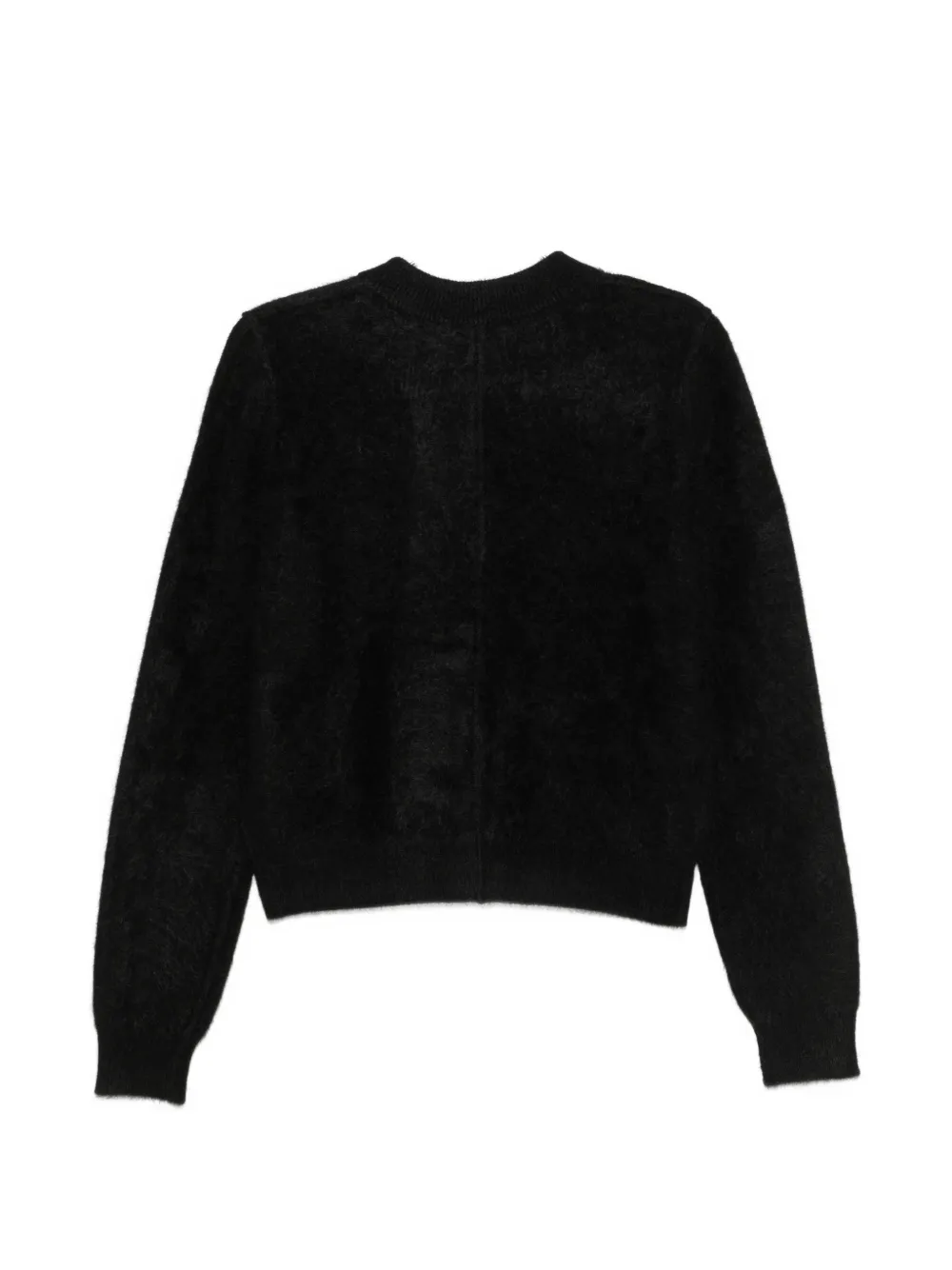 Thom Krom brushed-knit button-up cardigan Zwart