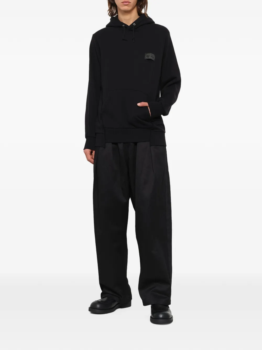 Undercover ism hoodie met logopatch Zwart