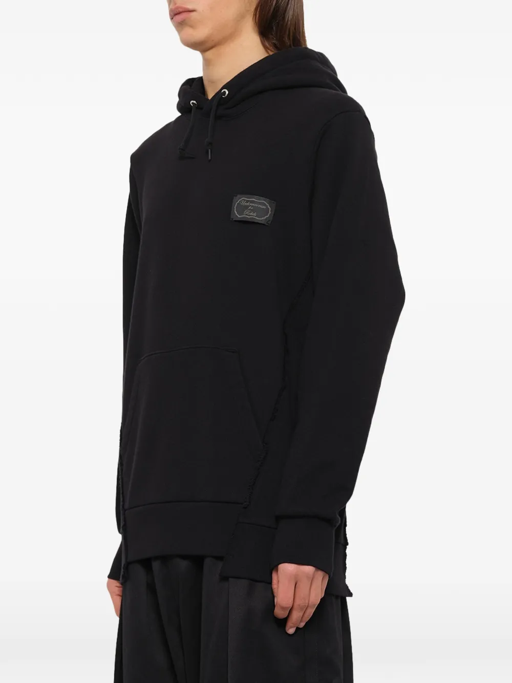 Undercover ism hoodie met logopatch Zwart