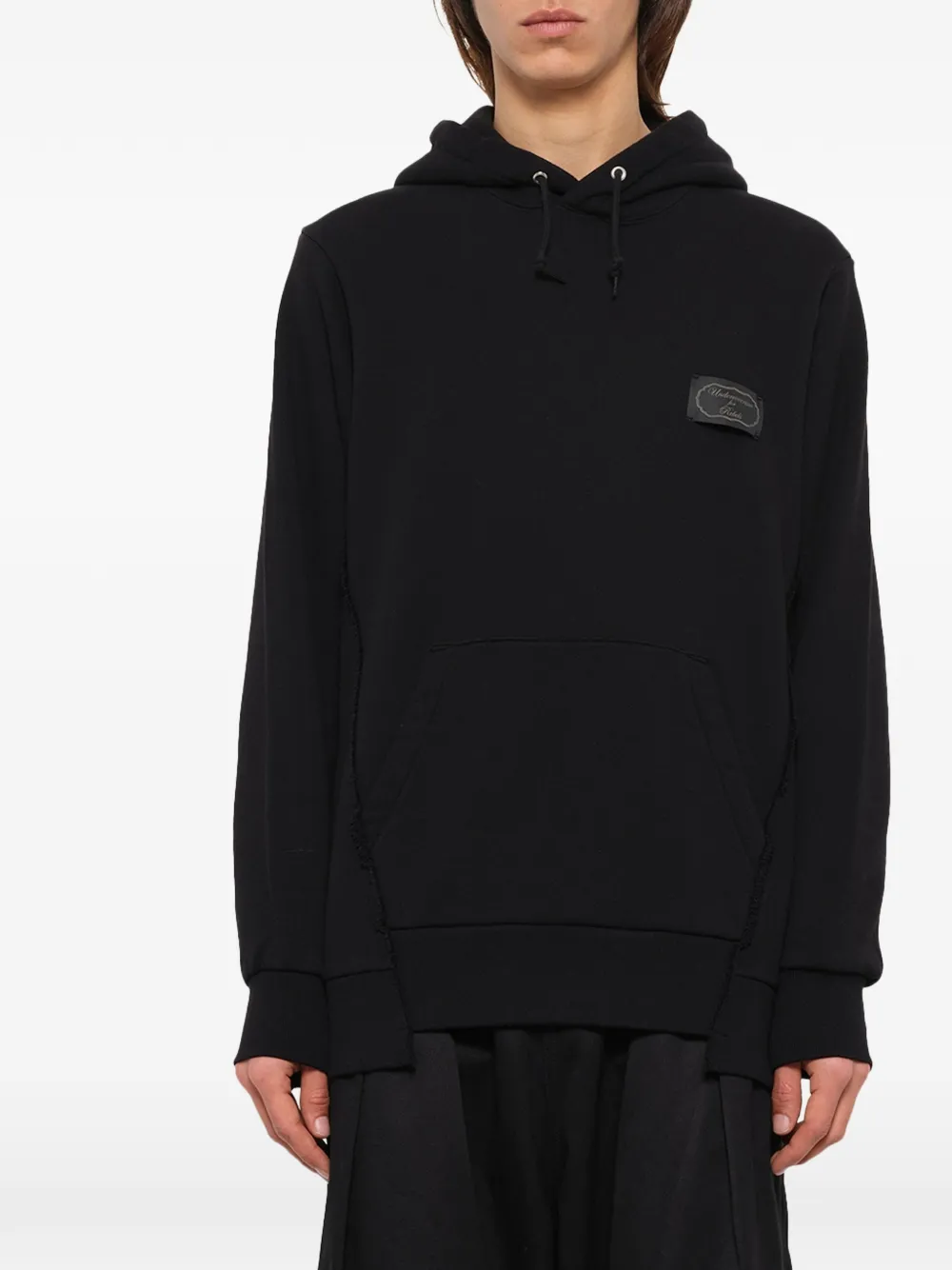 Undercover ism hoodie met logopatch Zwart
