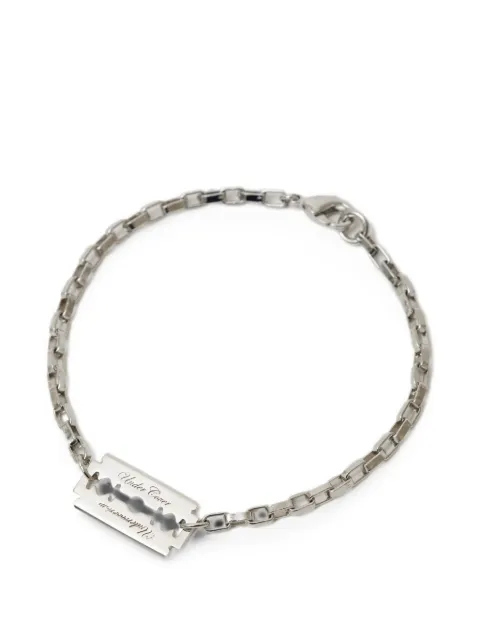 Undercover razor-blade-motif chain bracelet
