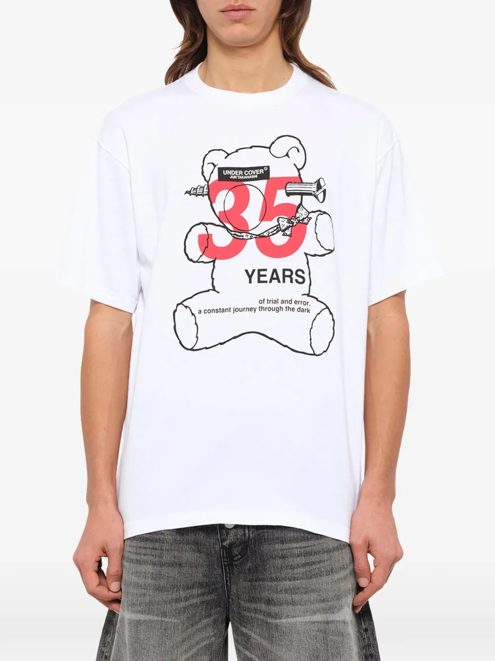 Undercover T-shirt met grafische print Wit