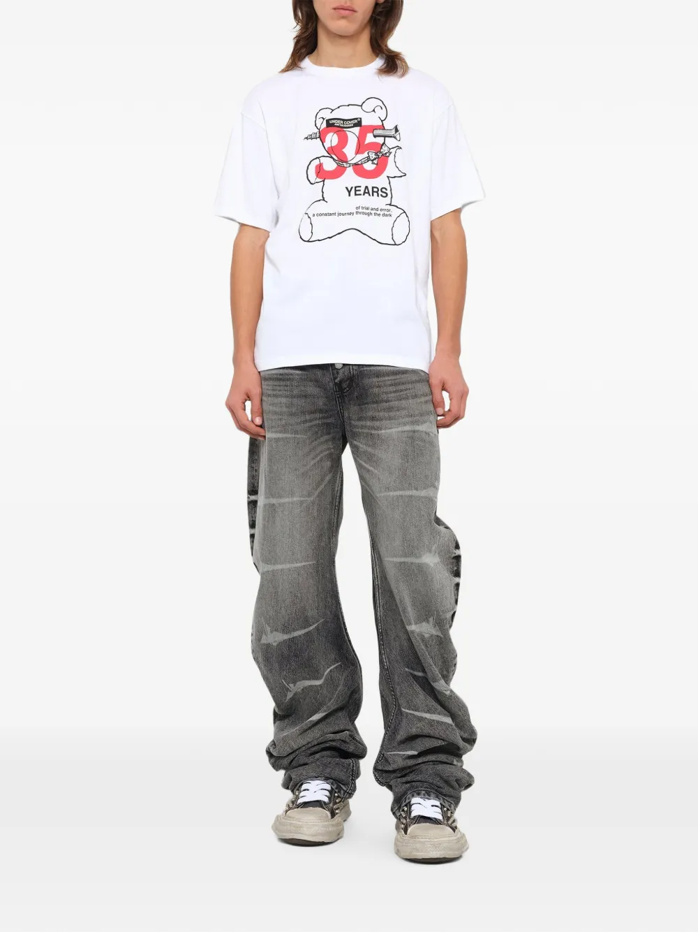 Undercover T-shirt met grafische print Wit