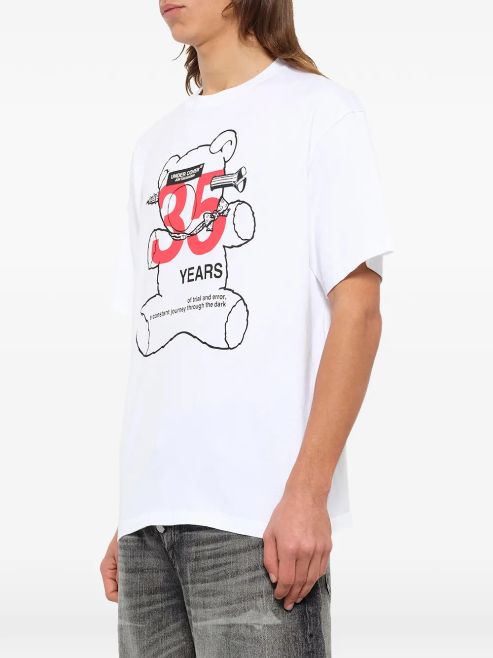 Undercover T-shirt met grafische print Wit