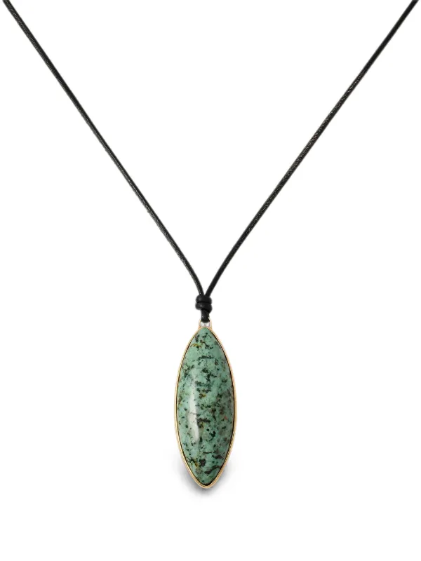 Jennifer Fisher Dagger Pendant Necklace in Green