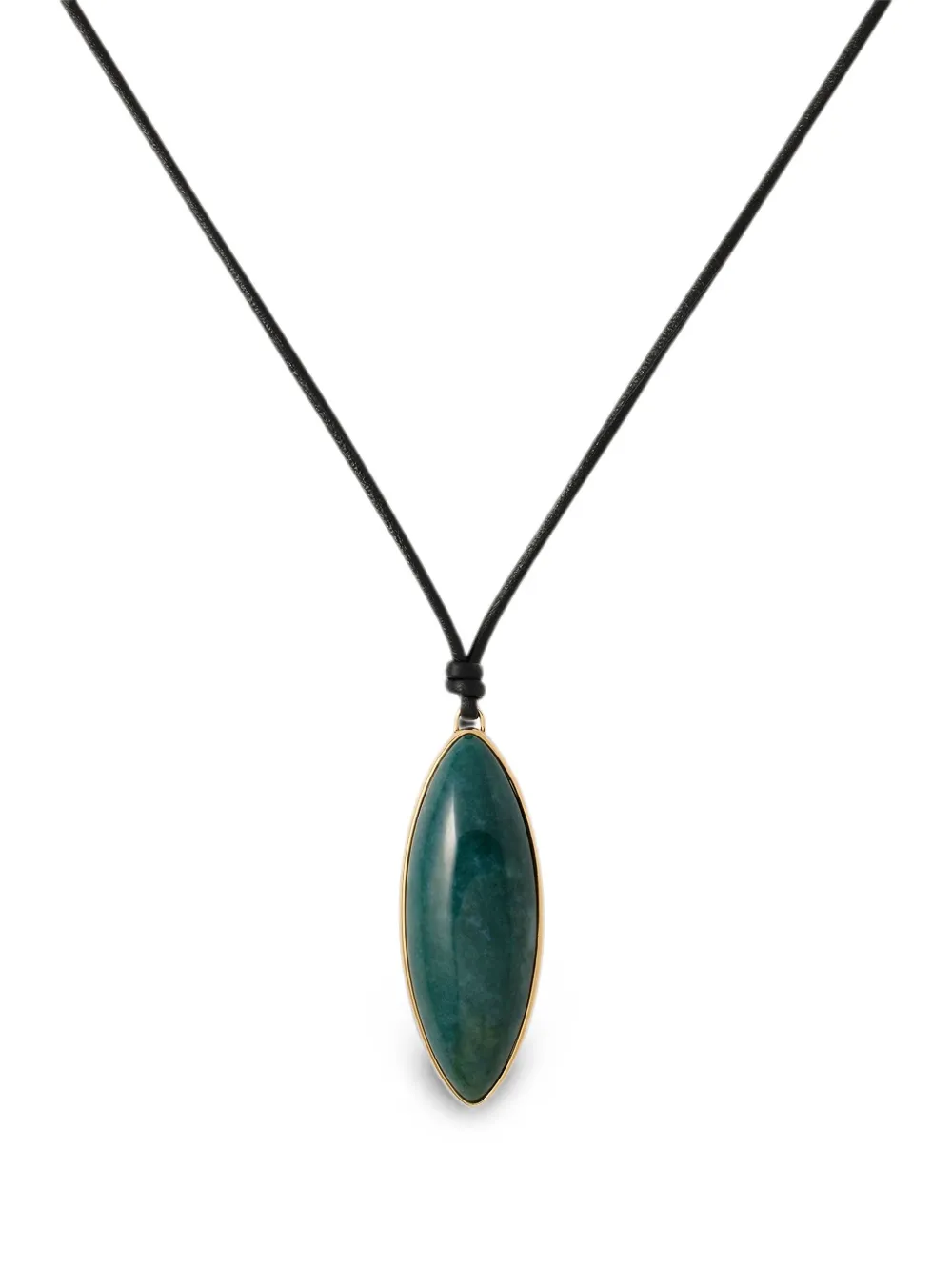 Jennifer Fisher agate dagger-pendant necklace - Grün