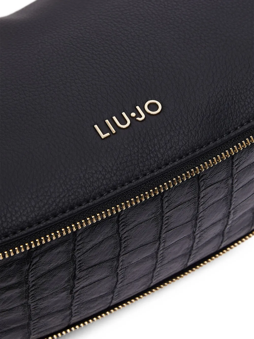 LIU JO Shopper met logodetail Zwart