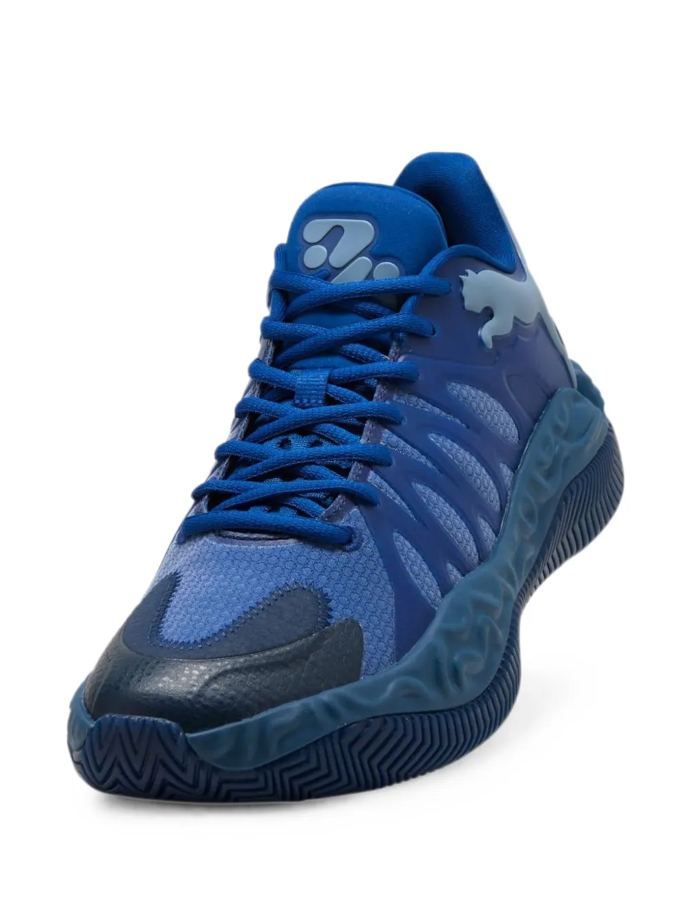 PUMA Hali 1 low-top basketbalschoenen Blauw