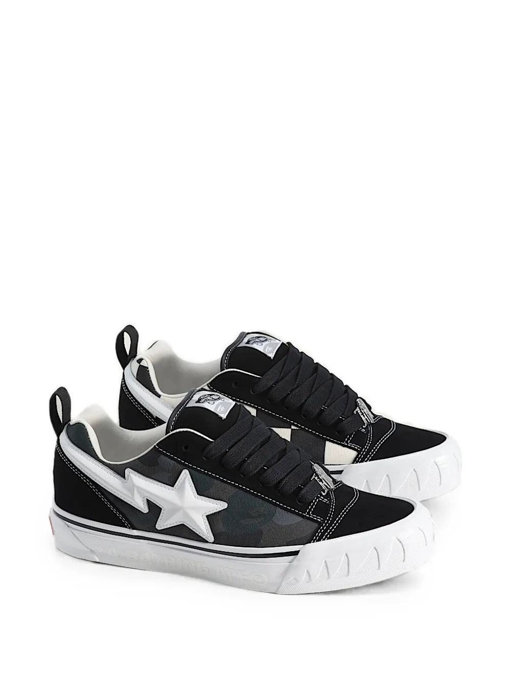 Vans x BAPE Premium Knu Skool Zwart