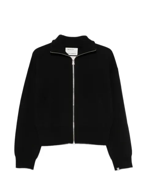 extreme cashmere Xtra Cute zip-up knitted cardigan