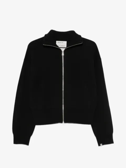 extreme cashmere Xtra Cute zip-up knitted cardigan