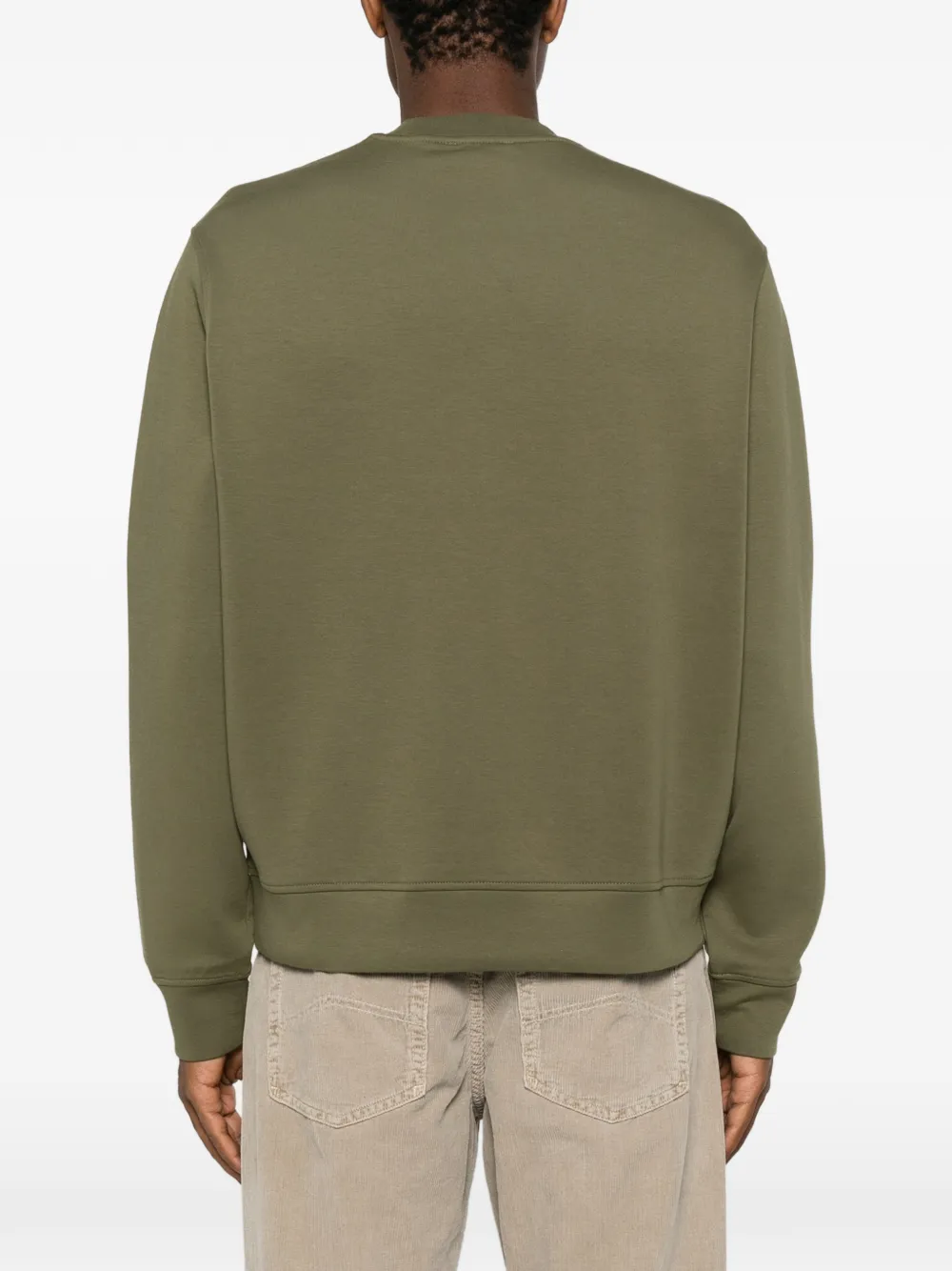 Emporio Armani Sweater met logoprint Groen
