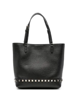 Valentino Garavani ロックスタッズ ショッピングバッグ S | ブラック