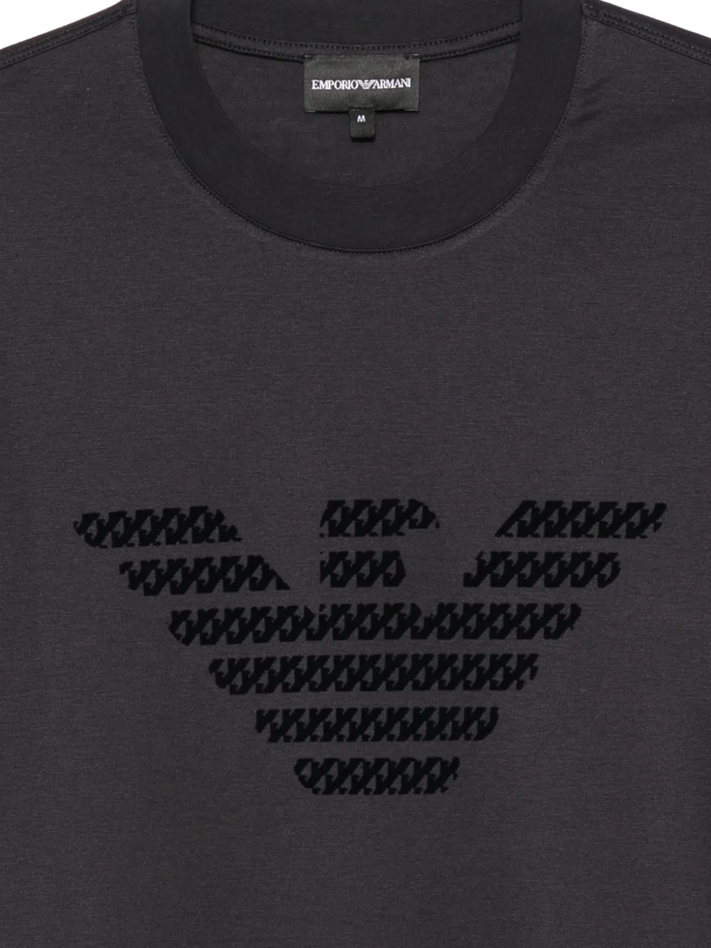 Emporio Armani T-shirt met logoprint Zwart