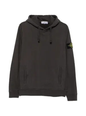 Stone Island ジップアップ パーカー | グレー | FARFETCH JP