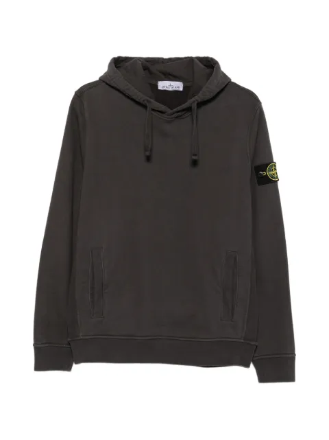 Stone Island hoodie Ă patch logo