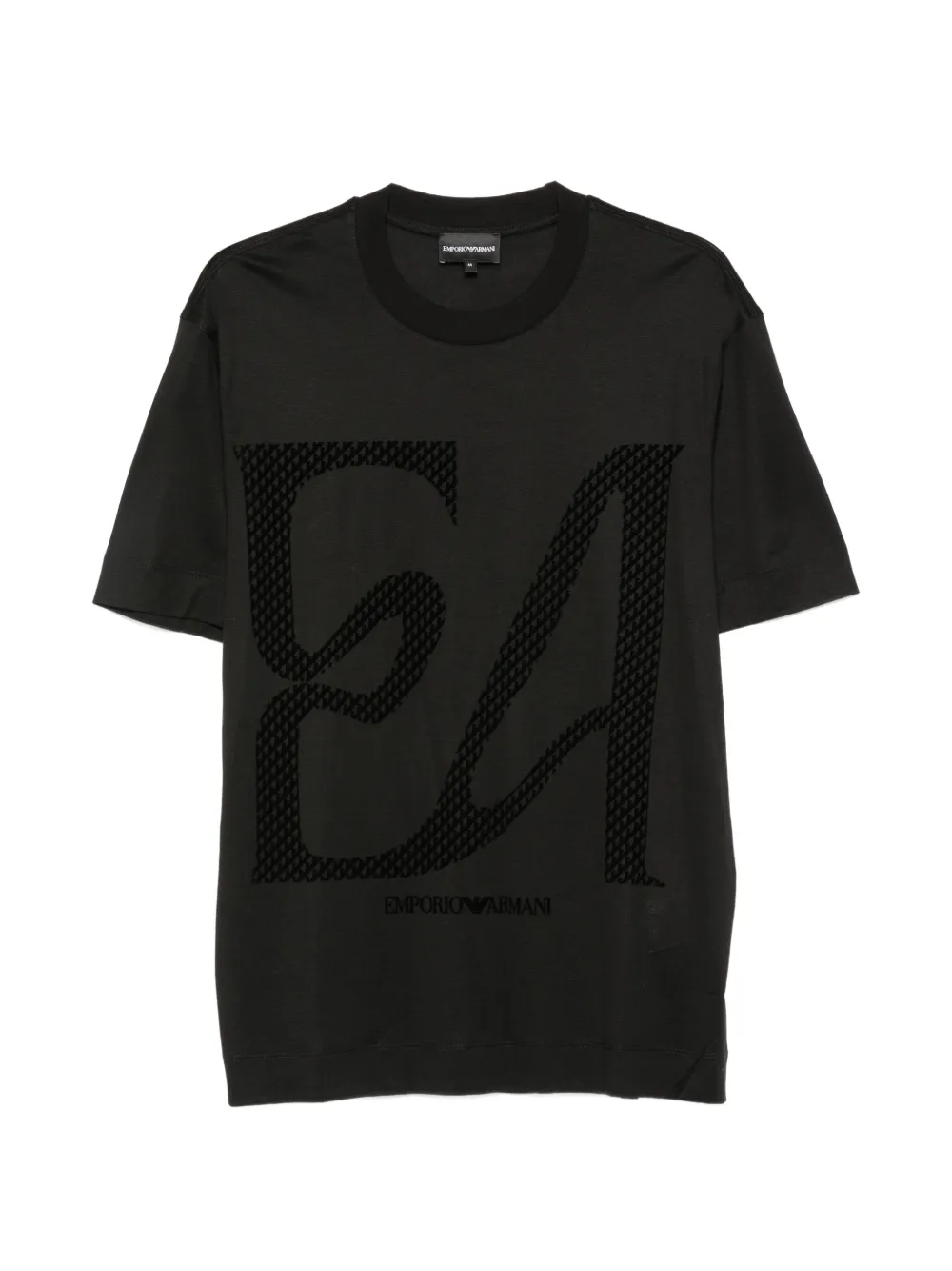 Emporio Armani logo-print short-sleeve T-shirt - Nero