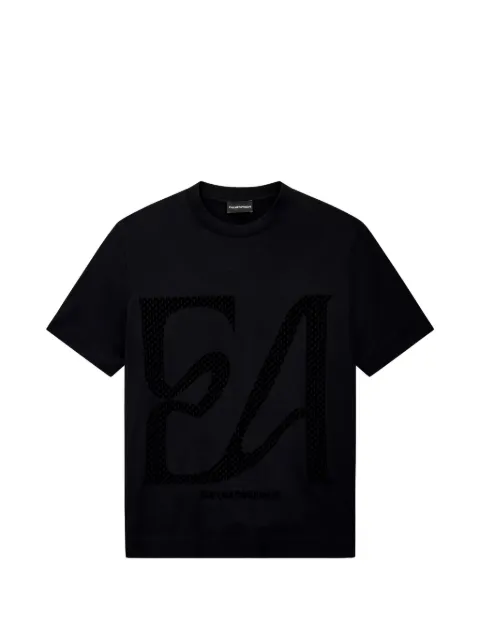Emporio Armani playera manga corta con logo estampado