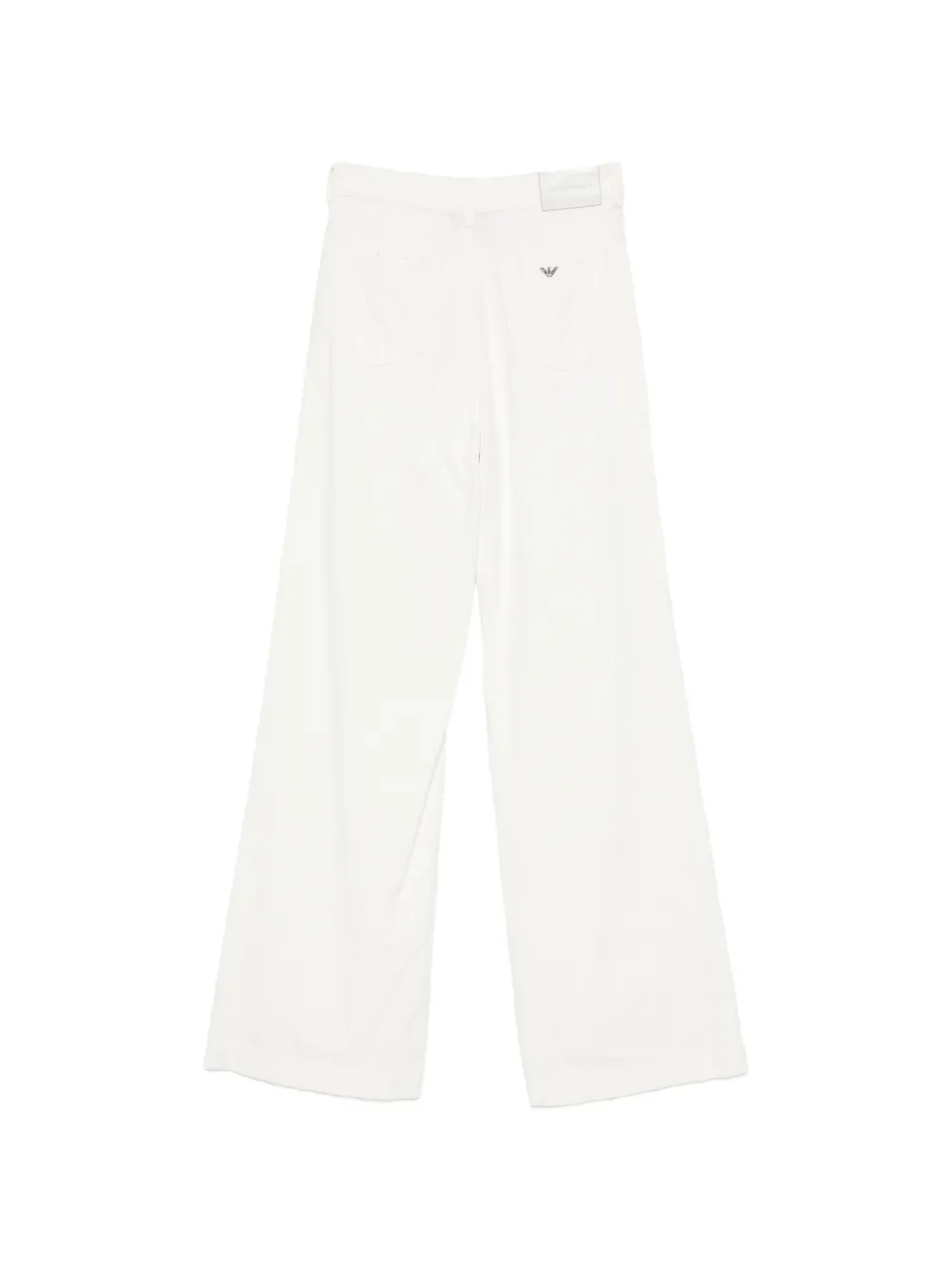 Emporio Armani Jeans met wijde pijpen Wit