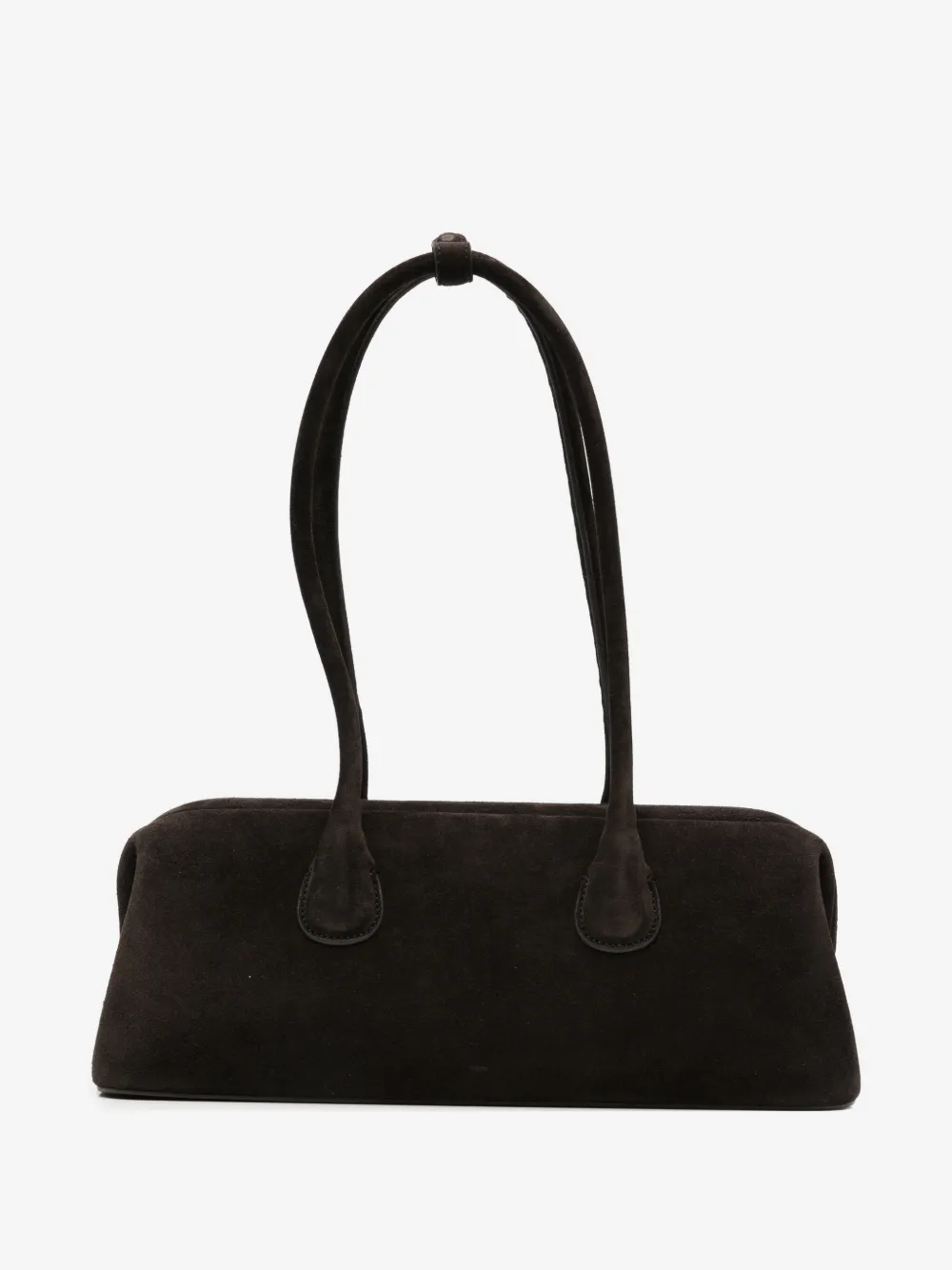 Boat Wide suede shoulder bag
