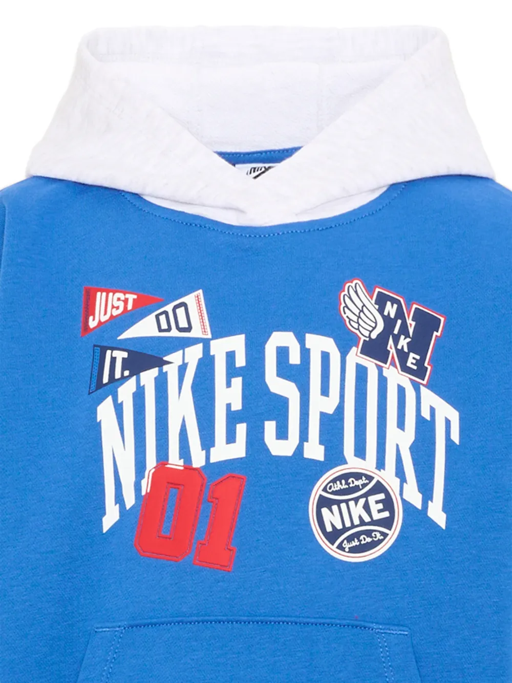 Nike Kids Trainingspak met logoprint Blauw