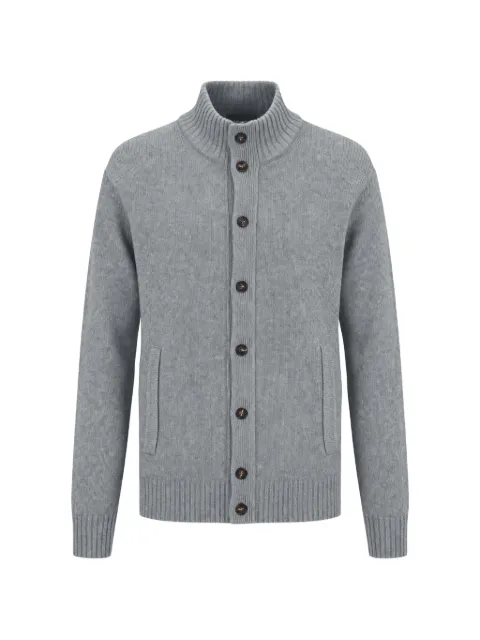 slowear ribbed-knit button-up cardigan
