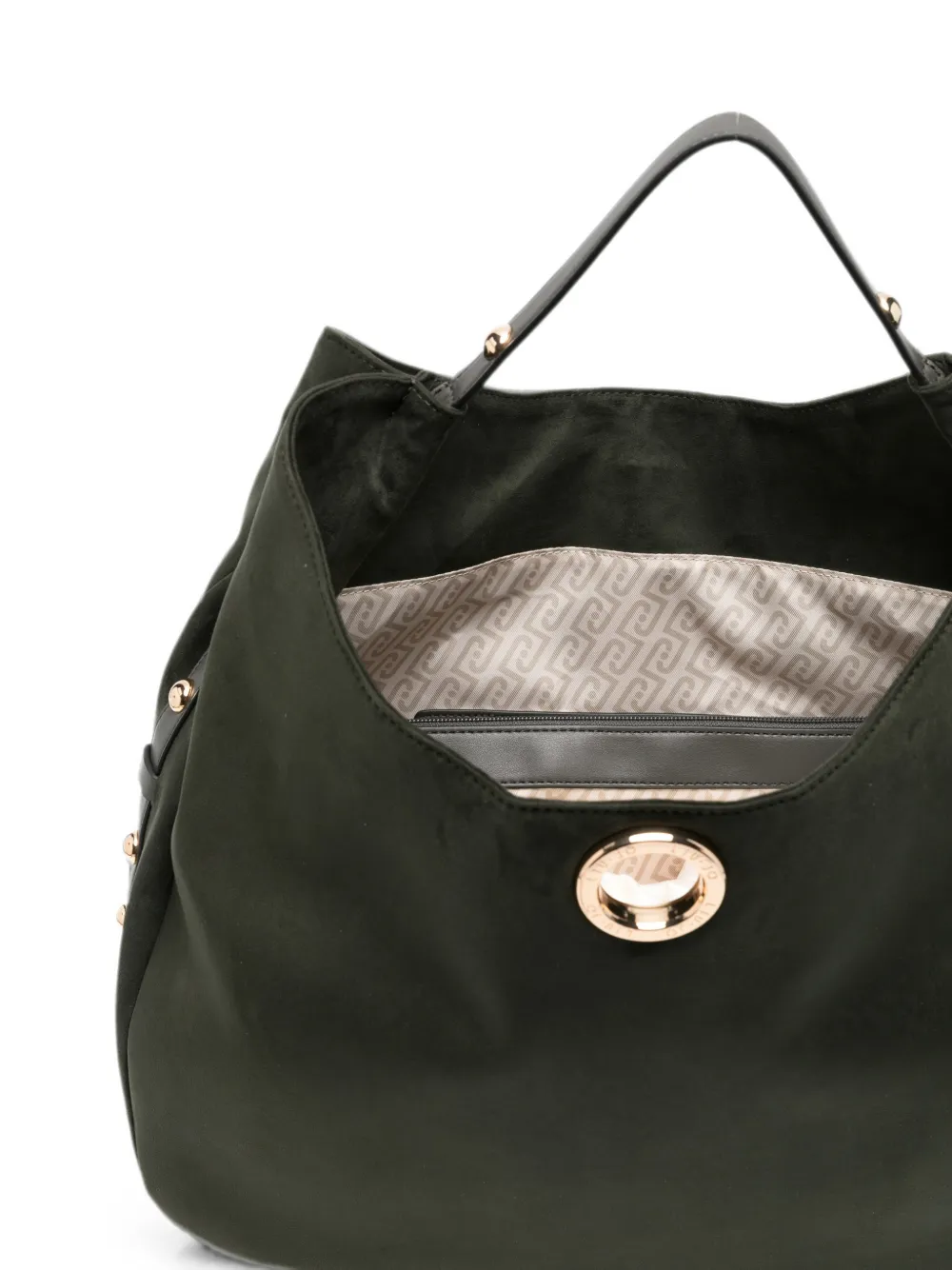 LIU JO Grote tas met studs Groen