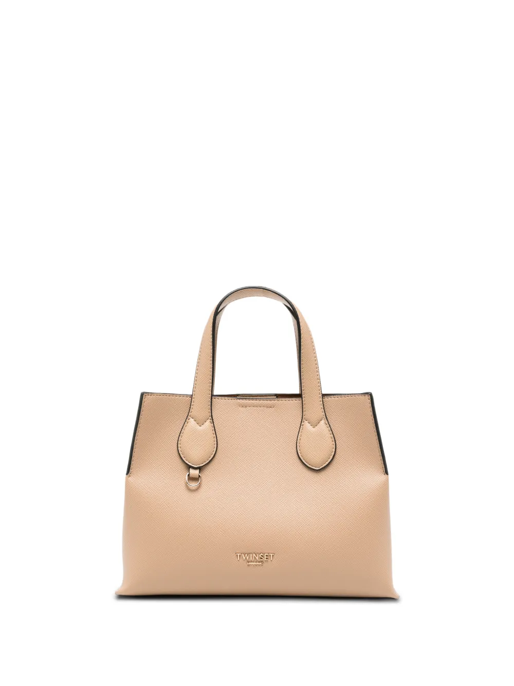 TWINSET logo-plaque tote bag - Nude